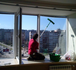 Мытье окон в однокомнатной квартире Мамадыш
